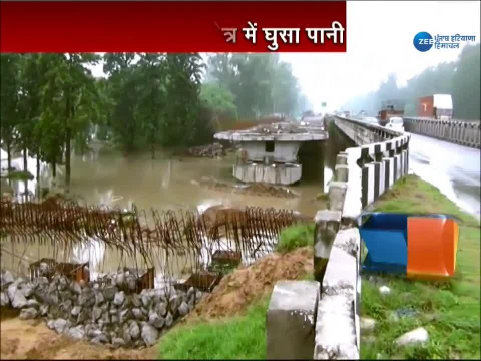 Raining in Kurukshetra | बारिश में धुल गए प्रशासन के दावे, देखें