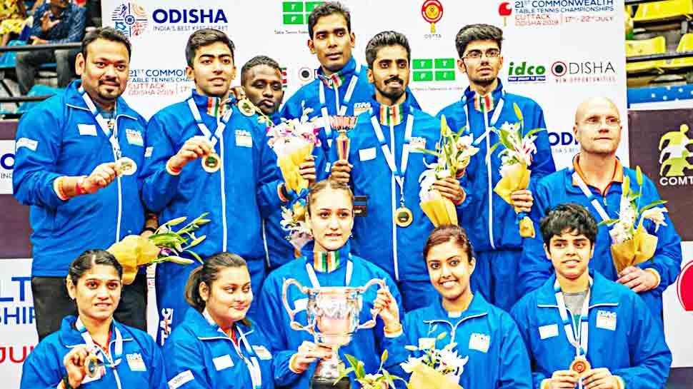 Table Tennis: साथियान-अर्चना ने कॉमनवेल्थ चैंपियनशिप में मिक्स्ड डबल्स का गोल्ड जीता