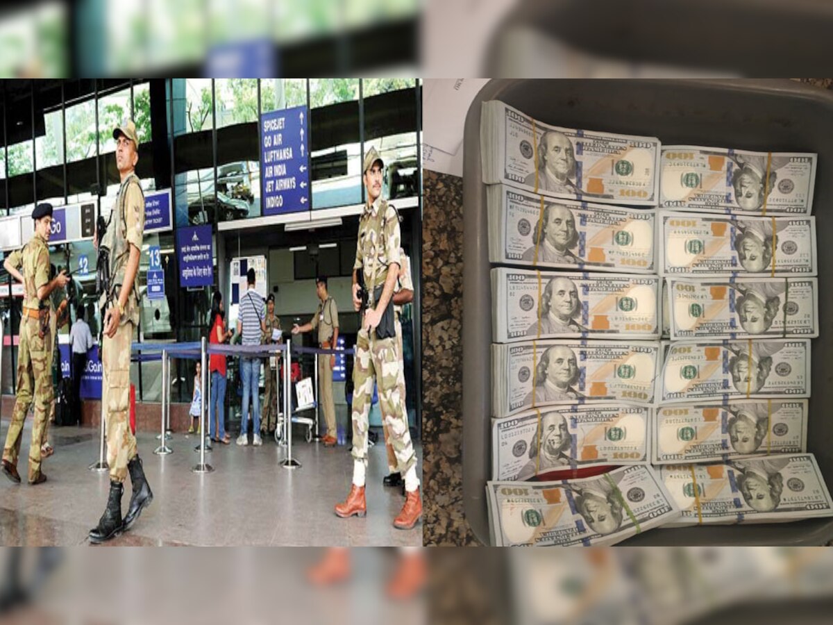 सीआईएसएफ ने विदेशी महिला को अमेरिकी डॉलर के साथ कस्‍टम के हवाले कर दिया है. (फोटो: CISF)