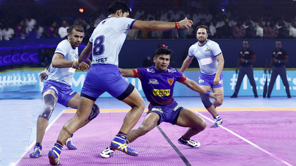 PKL 2019: रोमांचक मुकाबले में तमिल थलाइवाज की हार, दबंग दिल्ली ने 1 अंक से हराया