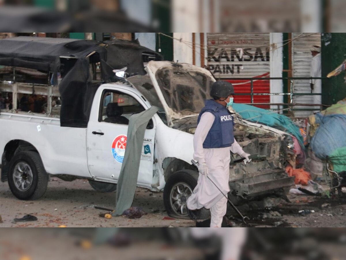 पाकिस्तान में हुए बम धमाके में पांच की मौत. 