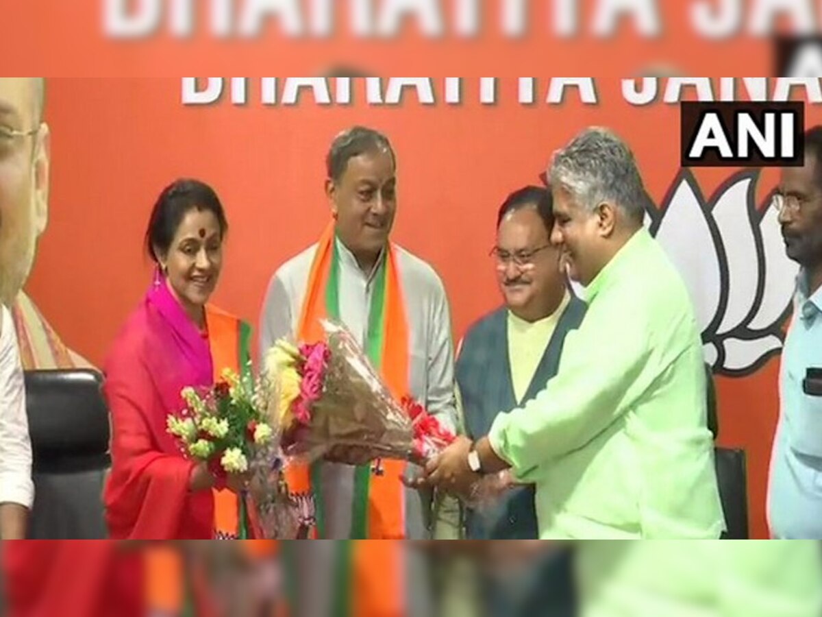 पूर्व कांग्रेस सांसद संजय सिंह और उनकी पत्नी अमिता सिंह बुधवार को बीजेपी में शामिल हो गए. 