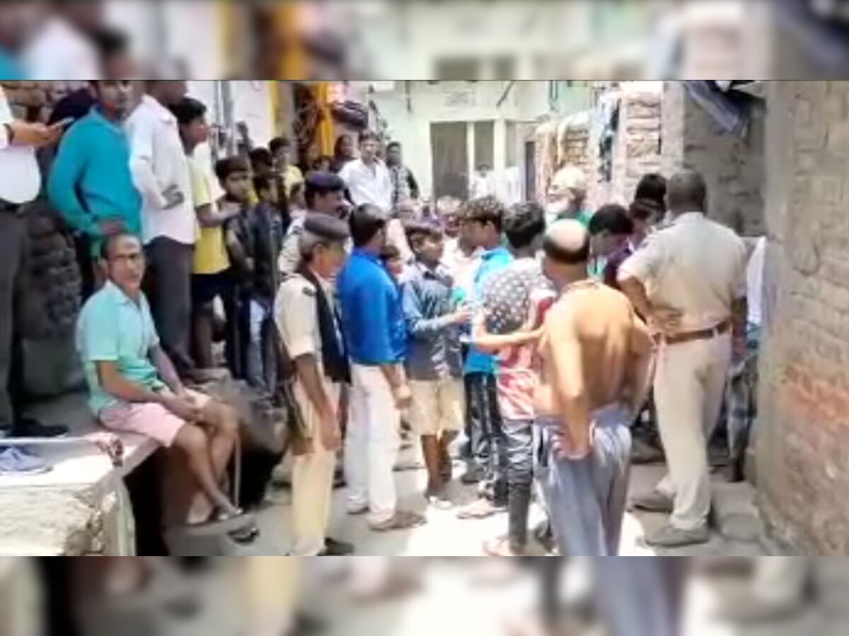 जहानाबाद में लड़की के परिजनों ने लड़के के घर पर पथराव किया.