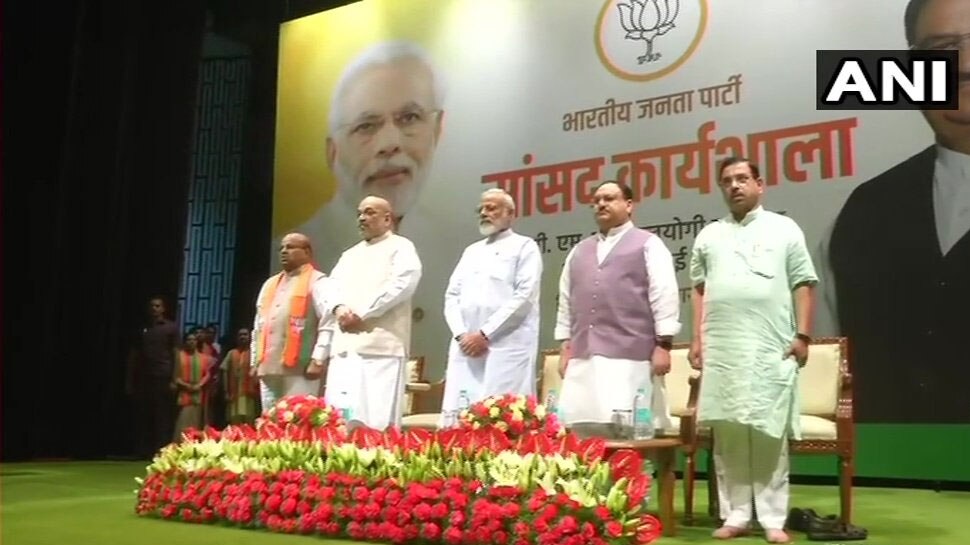 जेपी नड्डा के भाषण से हुई कार्यक्रम की शुरुआत The program started with the speech of JP Nadda