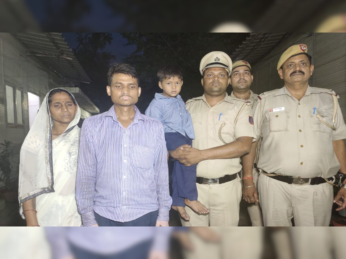इसी दौरान आरोपी बच्चे के साथ फुटेज में दिखाई पड़ा. बच्चे को जहां पर फुटेज में देखा गया था.