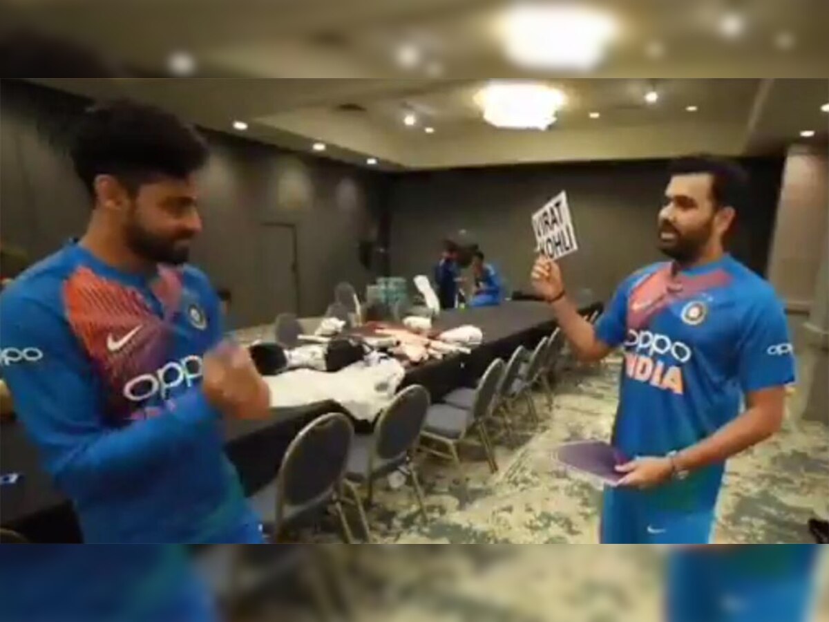 वेस्‍ट इंडीज दौर से पहले विराट और रोह‍ित के बीच अनबन की खबरें भी आई थीं. 
