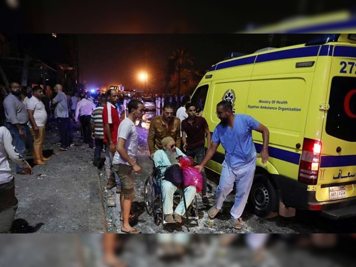 स्वास्थ्य मंत्री हाला जायद ने रविवार रात एक संवाददाता सम्मेलन में कहा कि घायलों में पांच की हालत गंभीर है