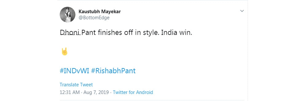 Rishabh Pant Breaks Massive MS Dhoni Record After India Whitewash West Indies 3-0 in T20Is