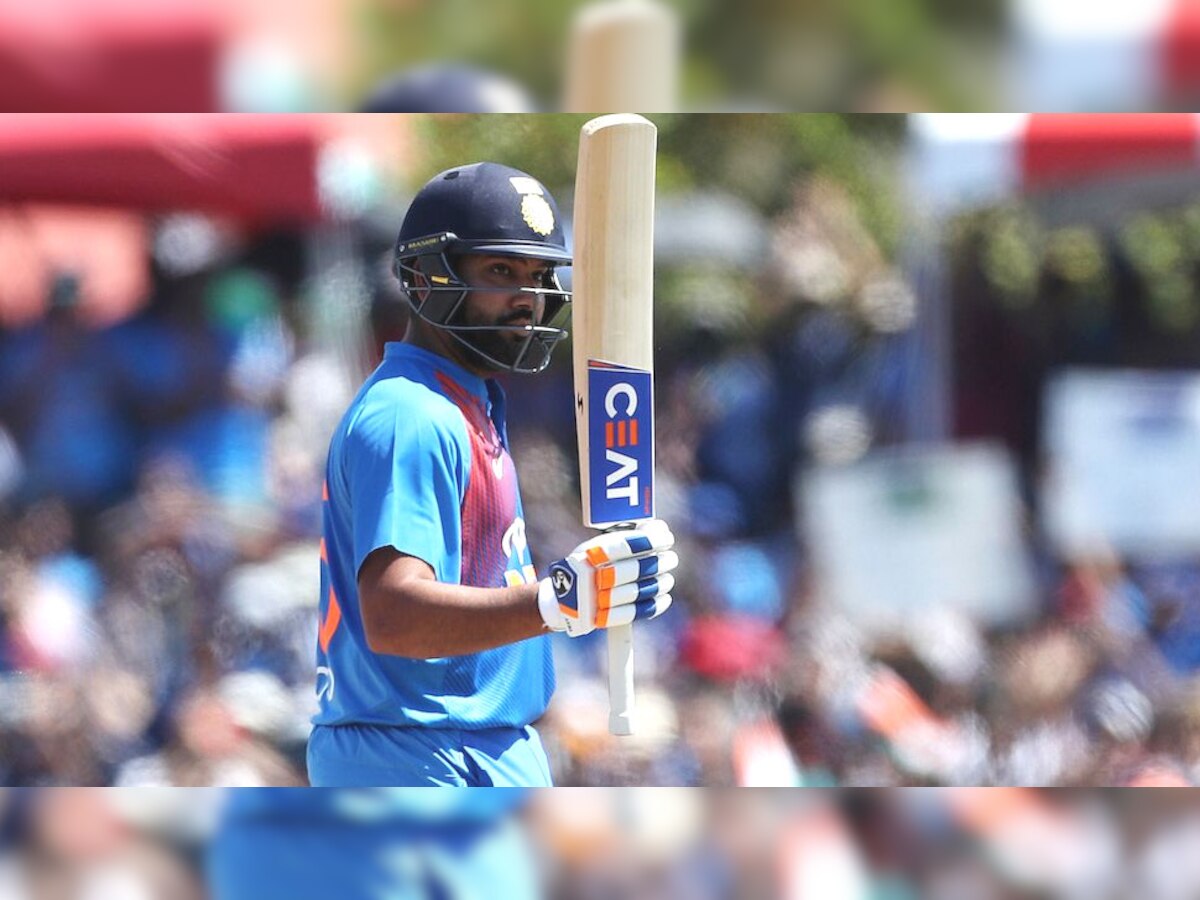 रोहित ने दूसरे वनडे में 34 गेंद पर 18 रनों की अहम  पारी खेली. (फोटो साभार: Twitter/BCCI)