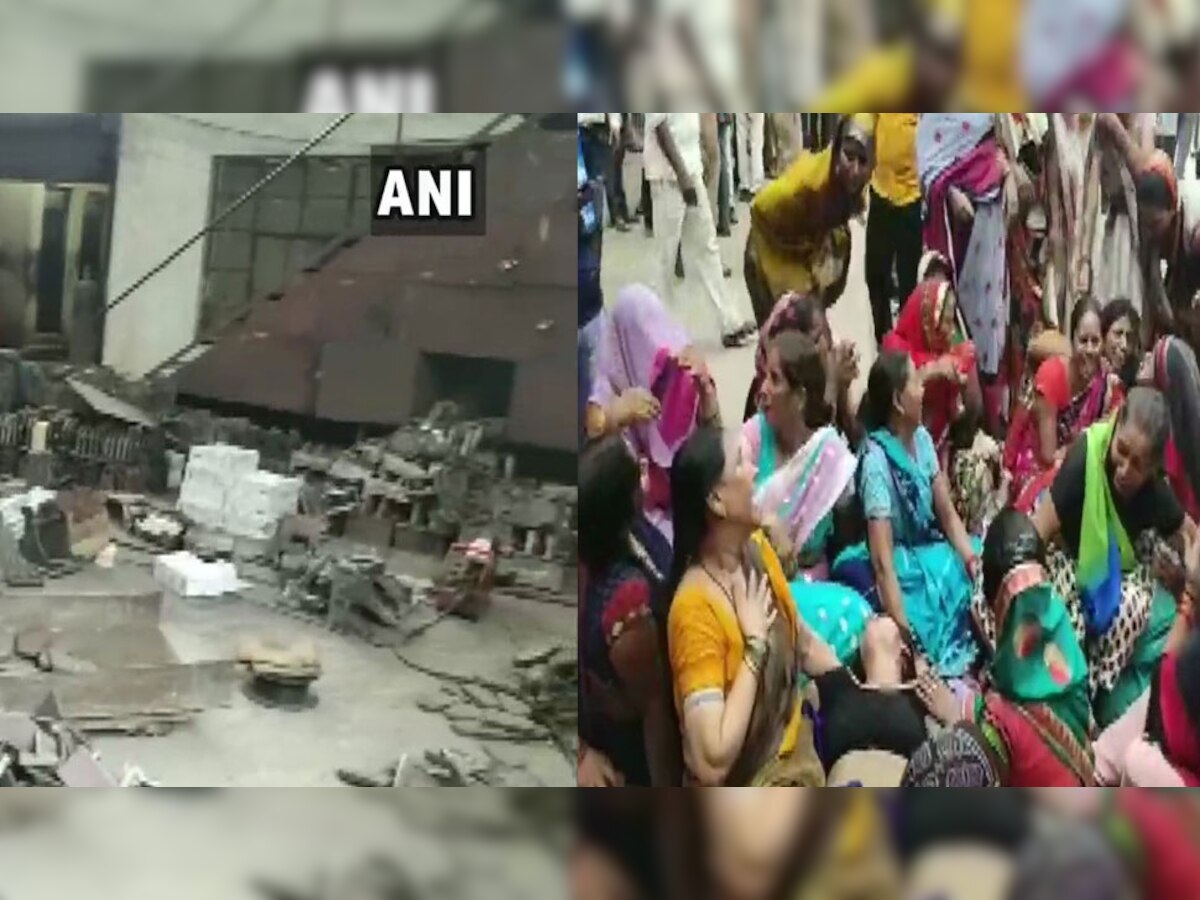 घटना के बाद से पीड़ित श्रमिक परिवारों को रो-रोकर बुरा है.