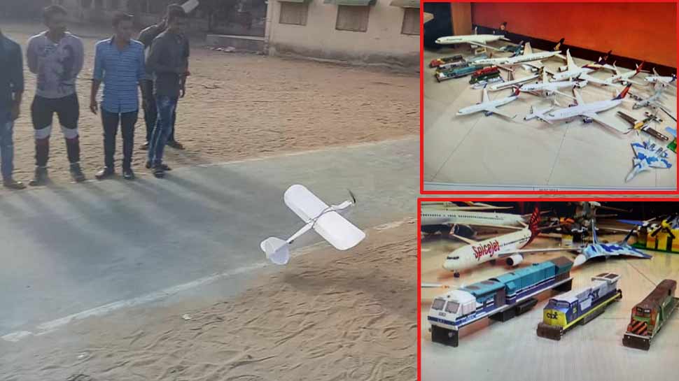 अहमदाबाद: युवक ने कार्डबोर्ड से बनाए फाइटर एयरक्राफ्ट के मॉडल, तस्वीरें देख आप भी करेंगे सलाम
