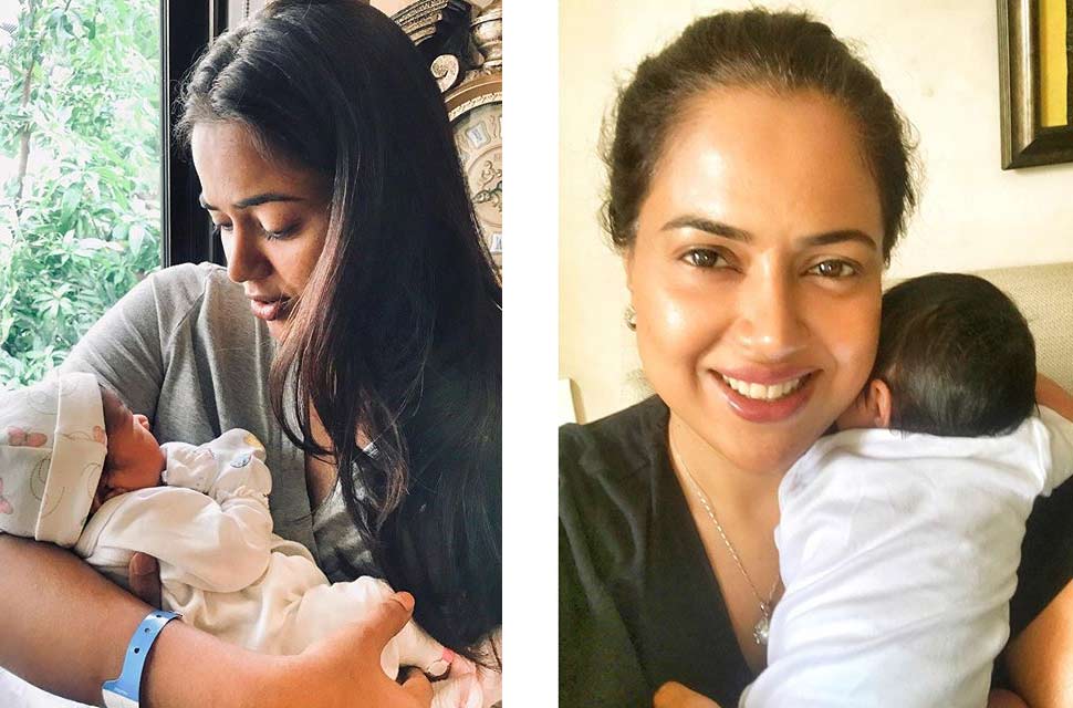 समीरा के घर जून में बेबी शावर की रस्म हुई Sameera Reddy shared adorable photo of daughter