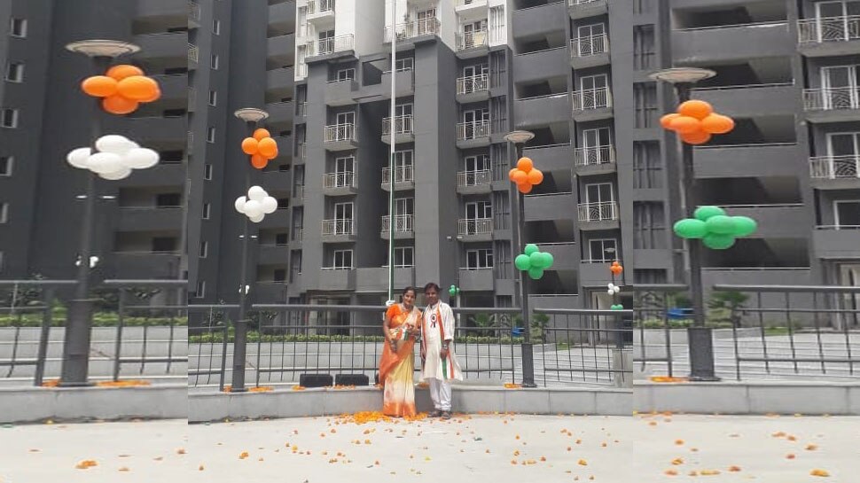 कपड़ों में दिखी तिरंगे की छाप Tricolor impression seen in clothes