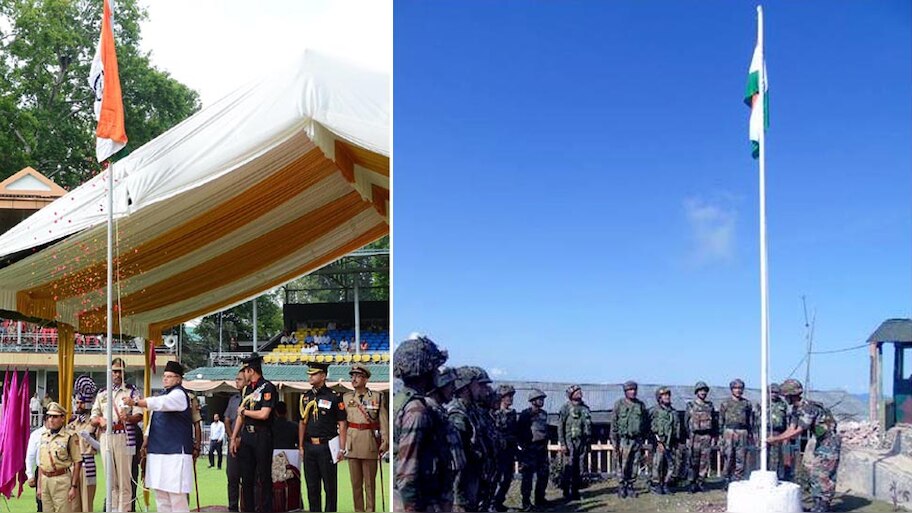 अनुच्‍छेद 370 की छाया से मुक्‍त होने के बाद जम्‍मू-कश्‍मीर और लद्दाख में लहराया तिरंगा, नहीं हुई हिंसा