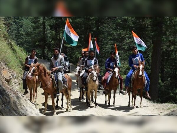 स्‍वतंत्रता दिवस का जश्‍न कश्‍मीर में भी बेहद खुशनुमा अंदाज में मनाया गया. फोटो IANS