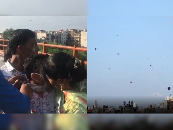 अक्षरधाम फ्लाई ओवर के पास चाइनजी मांझे की चपेट में आने से एक बच्चे की गर्दन कट गई.