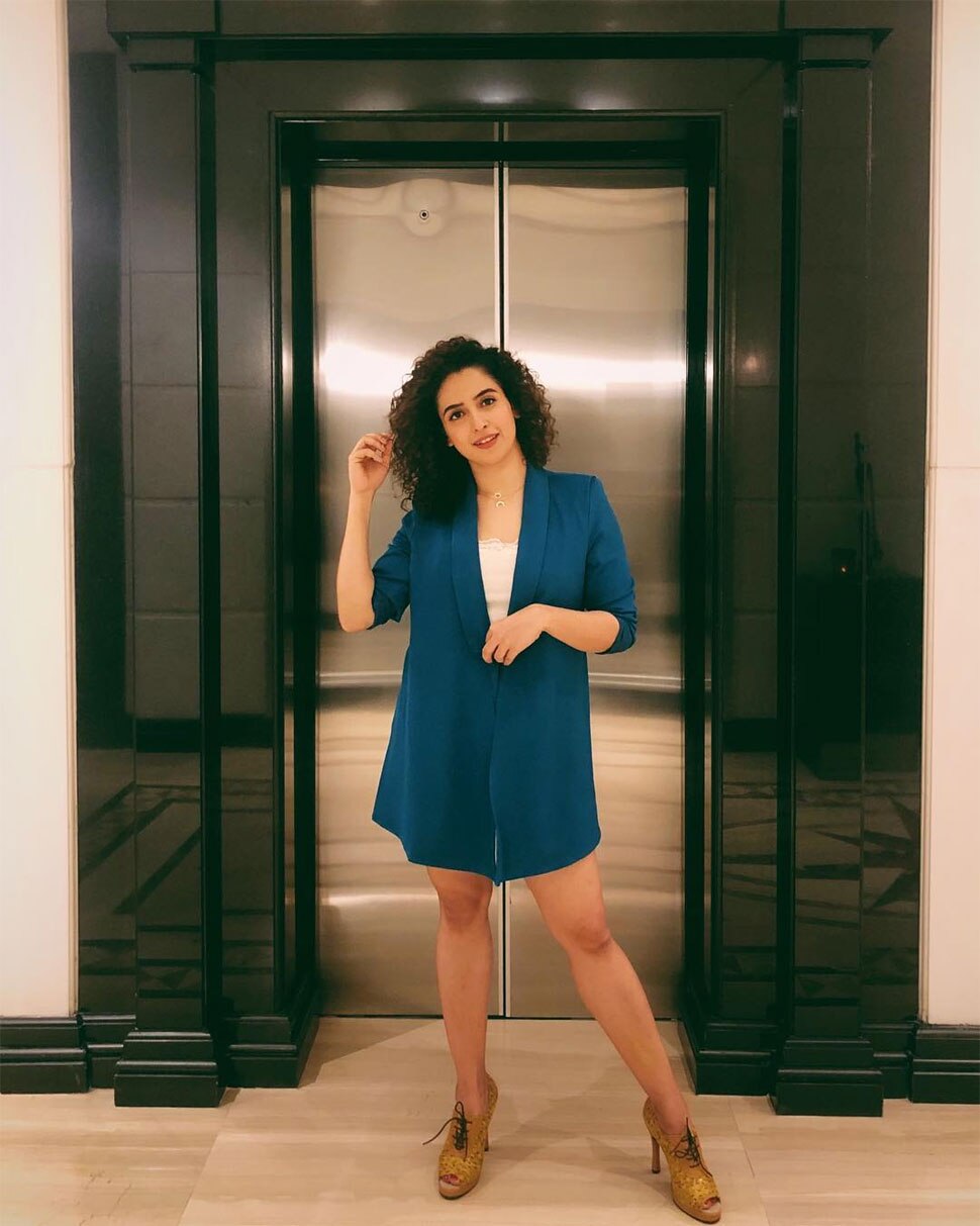 जब सान्या ने सुनी 'बधाई हो' की कहानी sanya malhotra