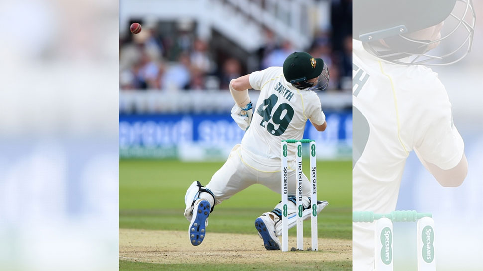 जॉफ्री आर्चर के बाउंसर ने स्टीव स्मिथ का बैलेंस बिगाड़ दिया. (फोटो: IANS) जॉफ्री आर्चर के बाउंसर ने स्टीव स्मिथ का बैलेंस बिगाड़ दिया. (फोटो: IANS)