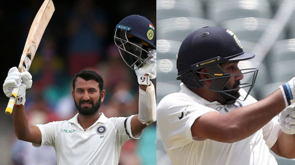 अभ्यास मैच में पुजारा और रोहित ने शतकीय साझेदारी निभाई. (फोटो :PTI) अभ्यास मैच में पुजारा और रोहित ने शतकीय साझेदारी निभाई. (फोटो :PTI)