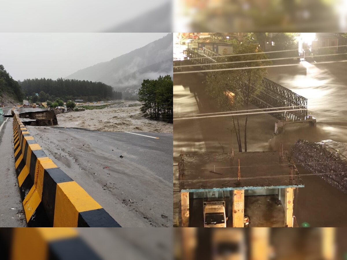 लाहौल स्पीति में NH-3 के बाधित हो जाने के कारण कोकसर से ग्रांफू तक वाहन फंसे हुए हैं (फोटो साभारः ani)