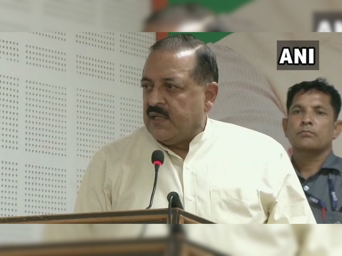 जितेंद्र सिंह ने दिया बयान. फोटो ANI