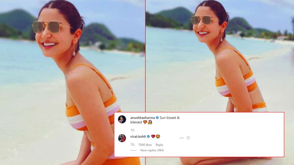अनुष्का की ये फोटो एंटीगुआ आइलैंड की है Anushka Sharmas vaction photo goes viral