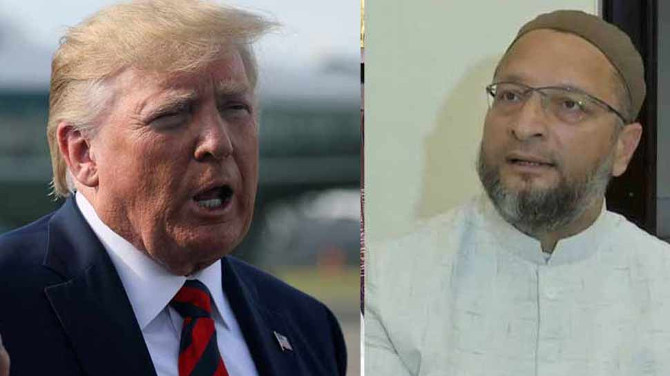 ट्रंप के इस बयान पर एमआईएम प्रमुख ओवैसी ने नाराजगी करते हुए कहा कि वह बेगानी शादी में दीवाने हो रहे हैं. ट्रंप के इस बयान पर एमआईएम प्रमुख ओवैसी ने नाराजगी करते हुए कहा कि वह बेगानी शादी में दीवाने हो रहे हैं.