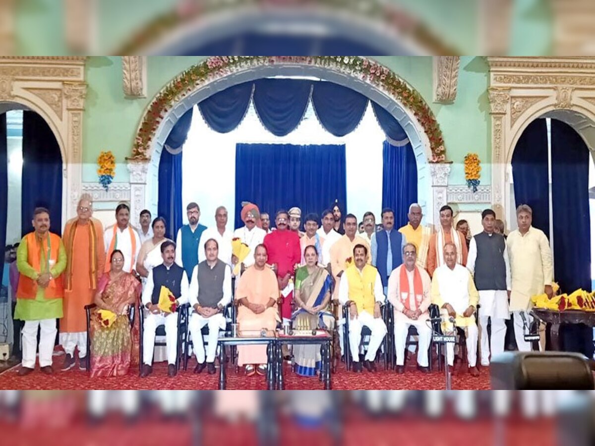 कल 23 नए मंत्री यूपी कैबिनेट में शामिल हुए हैं. (फोटो साभार - @myogiadityanath)