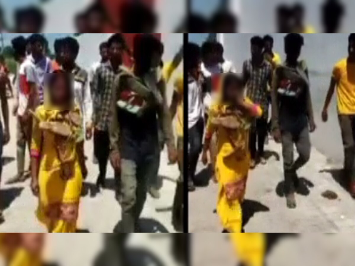 हरियाणा में पंचायत का तुगलकी फरमान, लड़का-लड़की का मुंह काला कर गांव में घुमाया