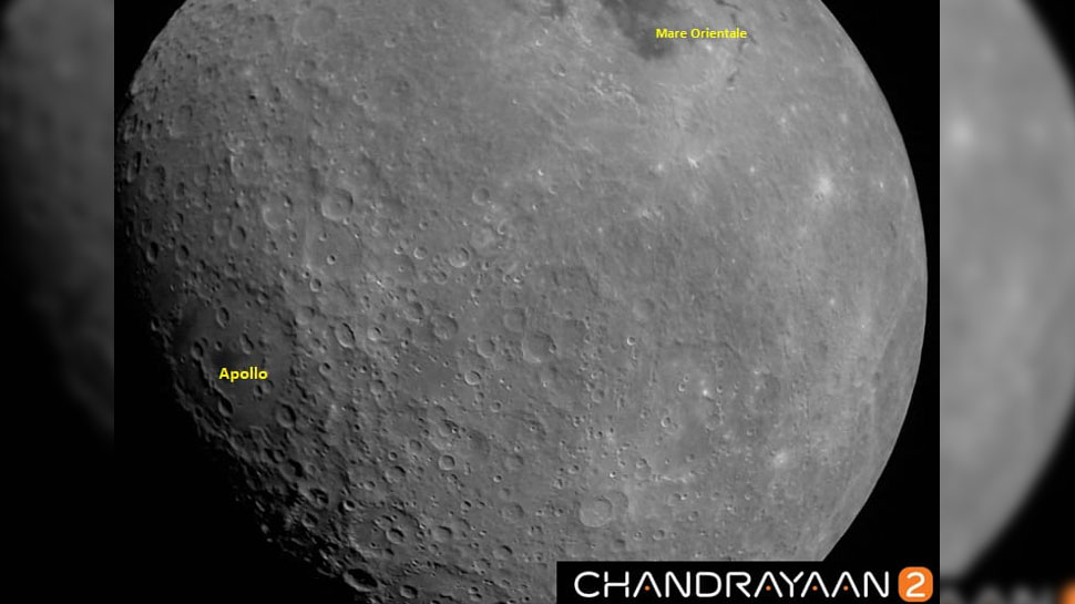 चंद्रयान-2 ने चांद की पहली तस्वीर भेजी, देखिए चांद का खूबसूरत नजारा