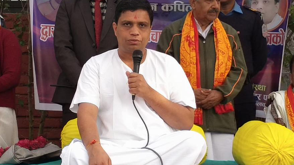 आचार्य बालकृष्ण की तबियत बिगड़ी. तस्वीर साभार- फेसबुक आचार्य बालकृष्ण की तबियत बिगड़ी. तस्वीर साभार- फेसबुक