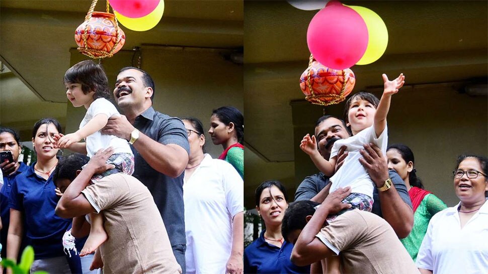 जब गुब्बारे पर पड़ी तैमूर की नजर Janmashtami