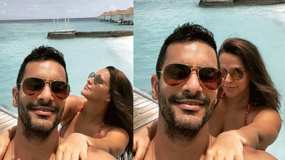 नेहा 27 अगस्त को अपना बर्थडे सेलिब्रेट कर रही हैं Neha Dhupia with hubby Angad Bedi