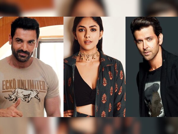 जॉन अब्राहम, मृणाल ठाकुर, ऋतिक रोशन (फाइल फोटो: @suhanakhanteam)