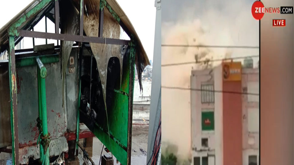 नोएडा के स्पाइस मॉल की छत पर रखे एक्जॉस्ट फैन में लगी आग बुझाई गई नोएडा के स्पाइस मॉल की छत पर रखे एक्जॉस्ट फैन में लगी आग बुझाई गई