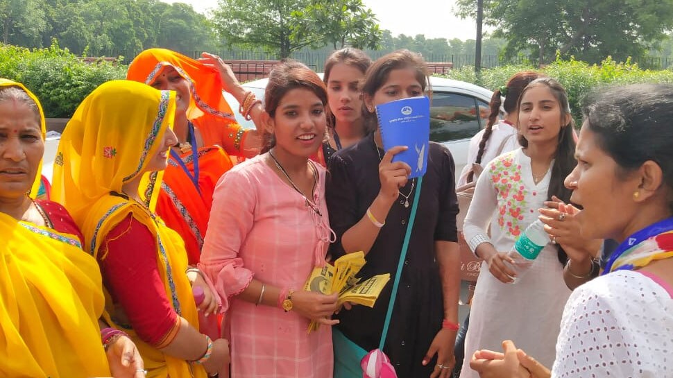 1 बजे तक हुआ मतदान see the colors of Rajasthan Student union election in pictures