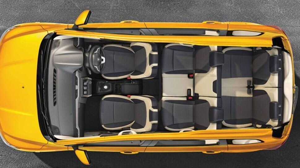कार का इंटीरियर भी खास renault india launched mpv triber