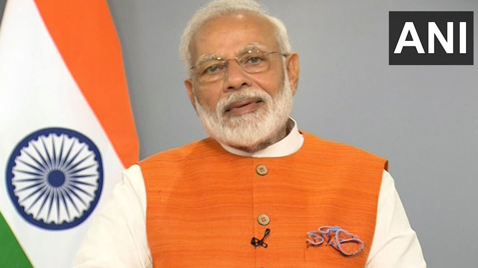 पीएम मोदी ने न्यू इंडिया पर की बात. फोटो ANI पीएम मोदी ने न्यू इंडिया पर की बात. फोटो ANI