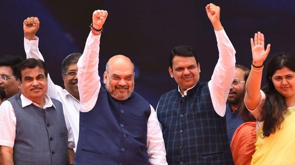 Image result for Amit shah at solapur