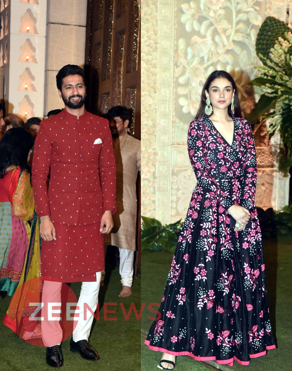 विक्की-आदिति Alia Bhatt, Ranbir Kapoor, Bachchans spotted at Ganesh Chaturthi Ambani Party