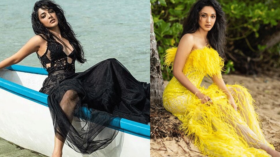 kiara advani new Mauritius Beach Side photoshoot is viral on internet