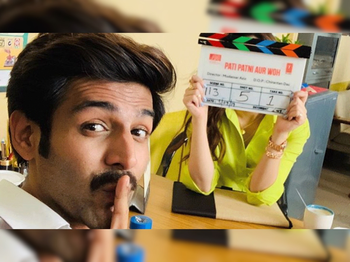 कार्तिक आर्यन के साथ एक्ट्रेस कृति सेनन (फाइल फोटो: @kartikaaryan/Instagram)