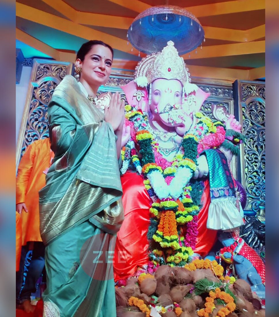 गणपति उत्सव में कंगना Kangana Ranaut
