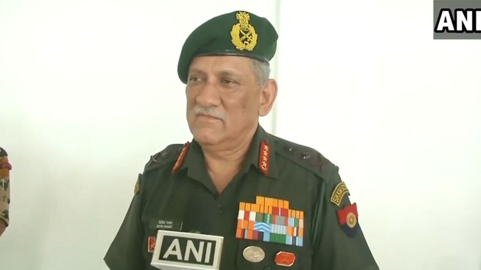 PoK पर फैसला सरकार को करना है, सेना हर कार्रवाई के लिए तैयार हैः जनरल बिपिन रावत
