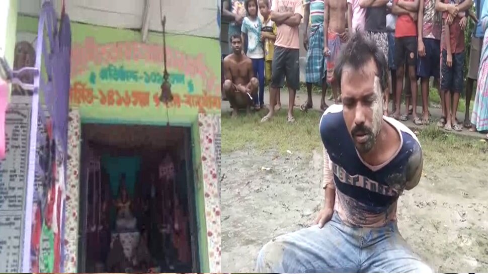 नशे की हालत में था चोर Thief was in a state of intoxication
