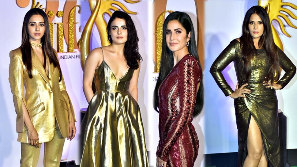 'गोल्डन' रात.. IIFA Rocks 2019: Katrina Kaif, Radhika Madan and Rakul Preet look glamorous in Golden Style