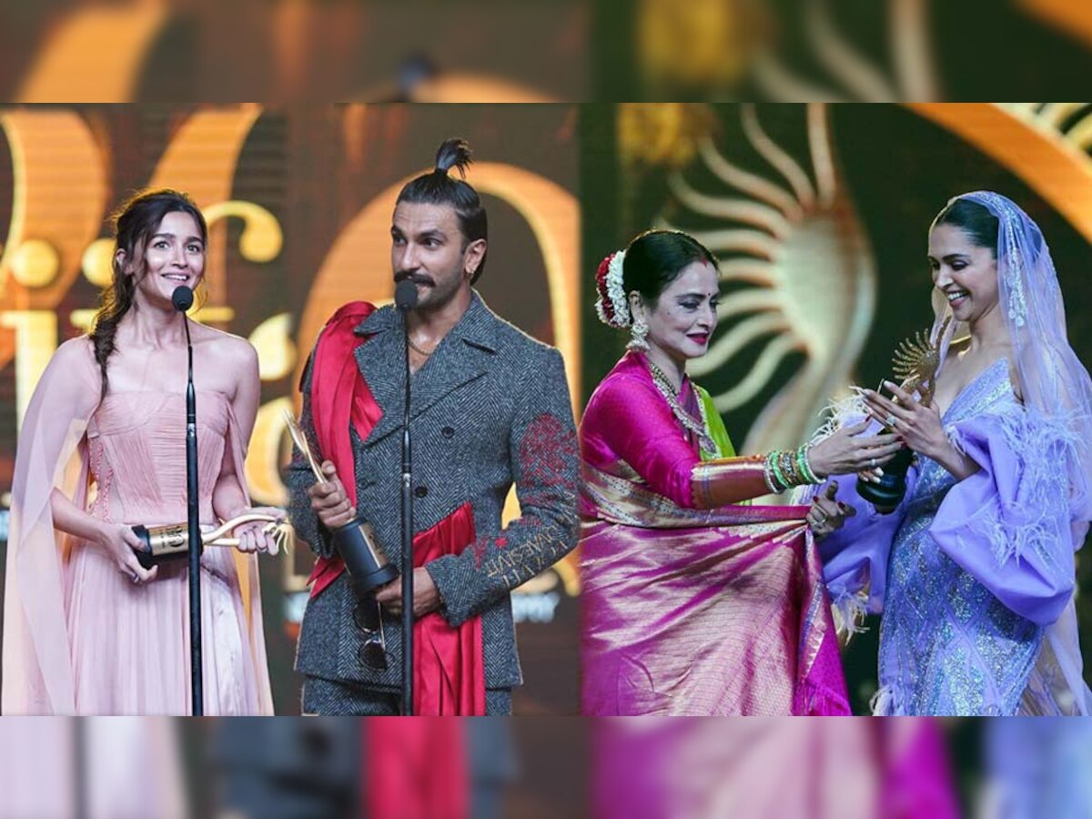 IIFA Awards 2019 Alia Bhatt and Ranveer Singh Win Best Actrors see