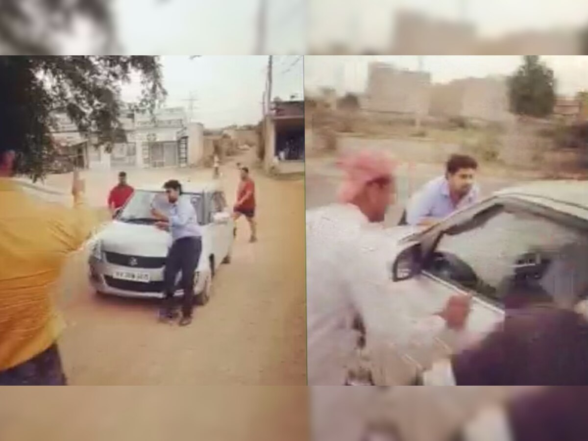 Faridabad angry man take victim 5 km on the of the car, case