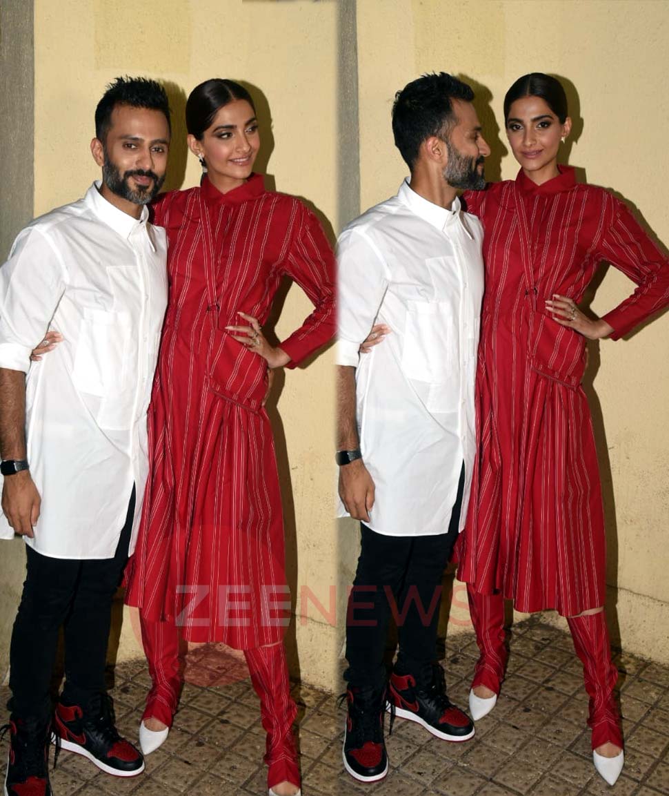 'लकी चार्म' Sonam Kapoor Host The Zoya Factor Screening for Bollywood Arjun Vicky katrina spotted