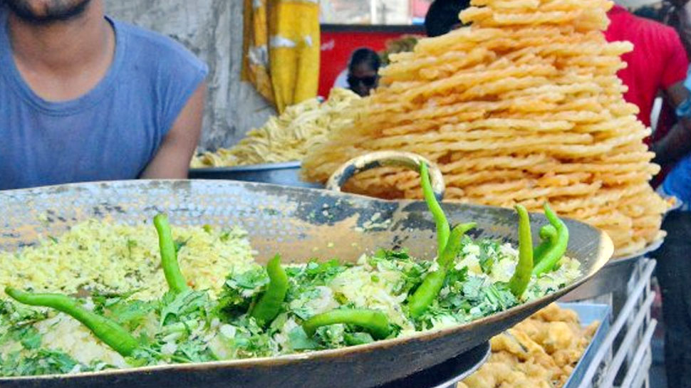 पोहा-जलेबी के सुबह की शुरुआत Poha-Jalebi in breakfast